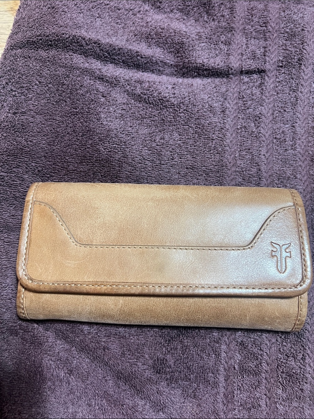 Frye Tan Leather Melissa Wallet